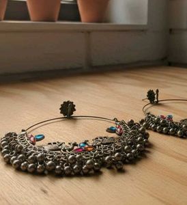 Hoop Jhumka Earrings