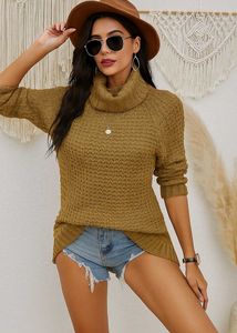 Imported Cozy Turtleneck Knit Sweater A