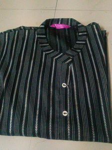 Striped Button-Up Top