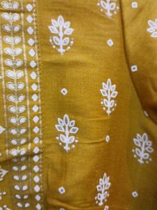 Mustard Brand New Kurta