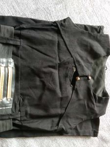 Black Dress with Belt