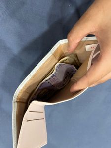 Pastel blue miniso wallet