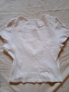 Set Of Fitted Ribbed Crop Tops