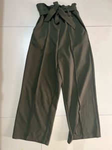 Olive Green Wide Leg Pants