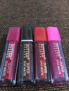 Butter Beauty Matte Lipsticks (pack of 4 lipstick)