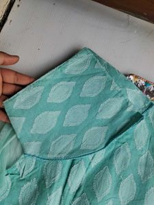 Sequins Work Kurti Set
