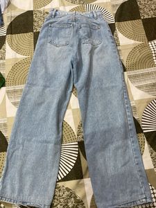 Light Wash Wide Leg Jeans