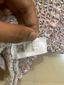 Floral Smocked Top Xxl