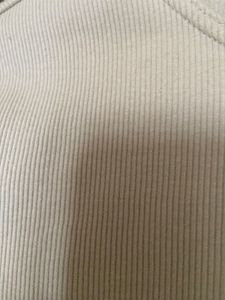 H&amp;M Cement Gray Crop Top (L)