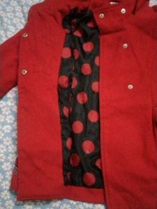 Minnie Mouse Red Hooded Coat