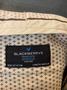 Blackberrys Men Regular Fit MidRiseTrousers