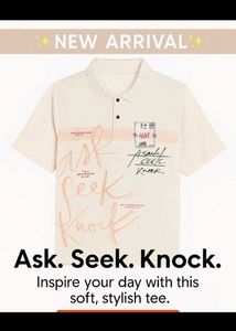 H&M Ask Seek Knock Tee