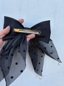 Organza Polka Dot Hair Clip