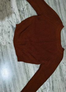 Brown Knit Sweater
