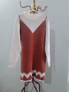 Chic Layered Look Dress