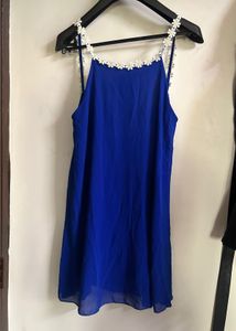 Blue Daisy Mini Dress