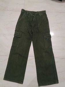Olive Green Cargo Pants.