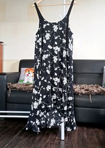 Floral Prints Sleeveless Dress