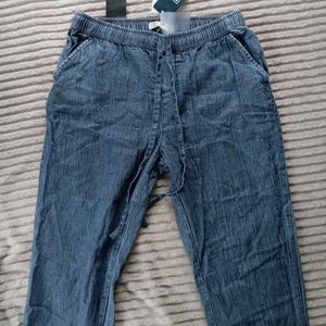 Blue Casual Joggers