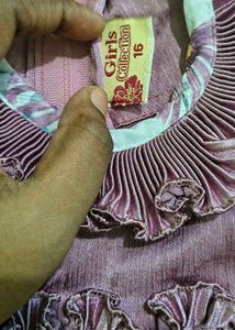 Girls' Purple Floral Outfit