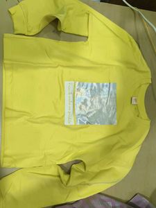 Yellow Graphic Print Top