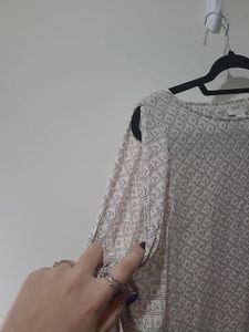 H&amp;M Dress with Tie Sleeves
