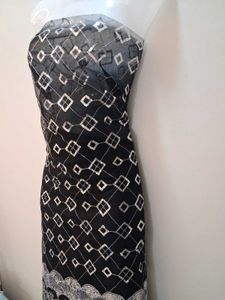 Elegant Black Dress Material