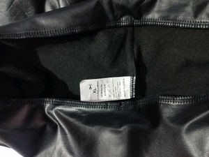 Plus Size XL Stylish Black Faux Leather Pants