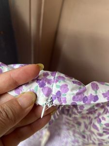 Floral  Lavender Mini Dress