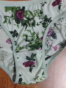 Floral Print Briefs🍃🍃🩵