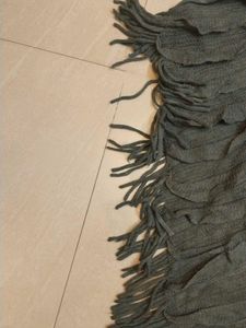 Grey Wool Ponchu Free Size
