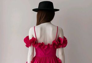 Pink Ruffle Dress