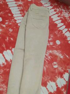 Beige Slim Fit Jeans