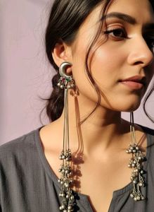 Kashmiri Chand Ghungroo Earrings