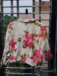 Multicolored Crop Shirt