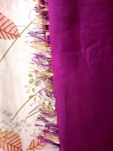 Purple saree
