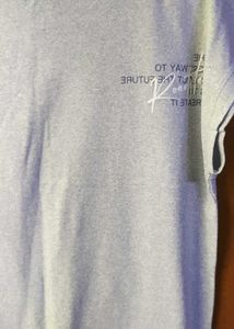 Gray Graphic Print Tee