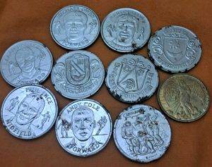1998 Vintage Player Medallion Coin Collection