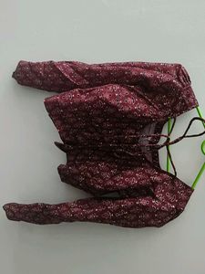 Printed Readymade Saree Blouse