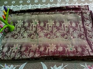 Elegant Floral Saree