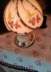 Vintage Floral Accent &#34;TOUCH&#34; Lamp