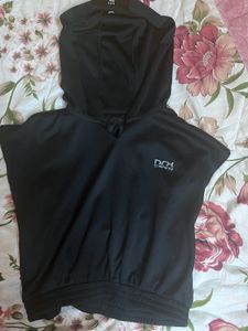 HRX Black Training Hoodie