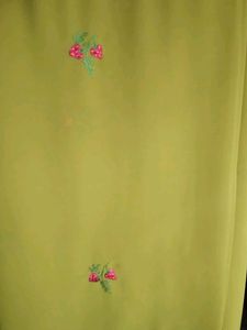 Olive 🫒 Green Saree