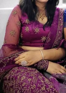 Lehenga Wine Colour