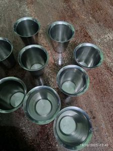 Each Glass At ₹70 Stainless Steel Glasses