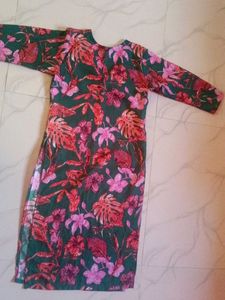Floral Print Kurta