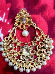 Golden Kundan Earring