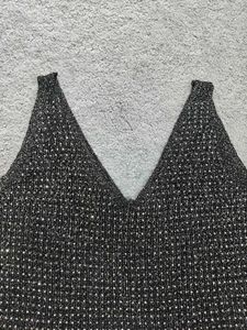 Sparkly Black Tank Top