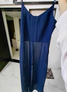 Blue Slip Dress