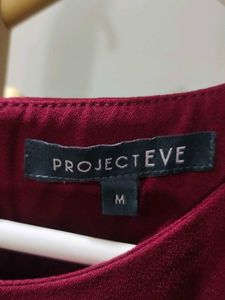 Maroon Shift Dress